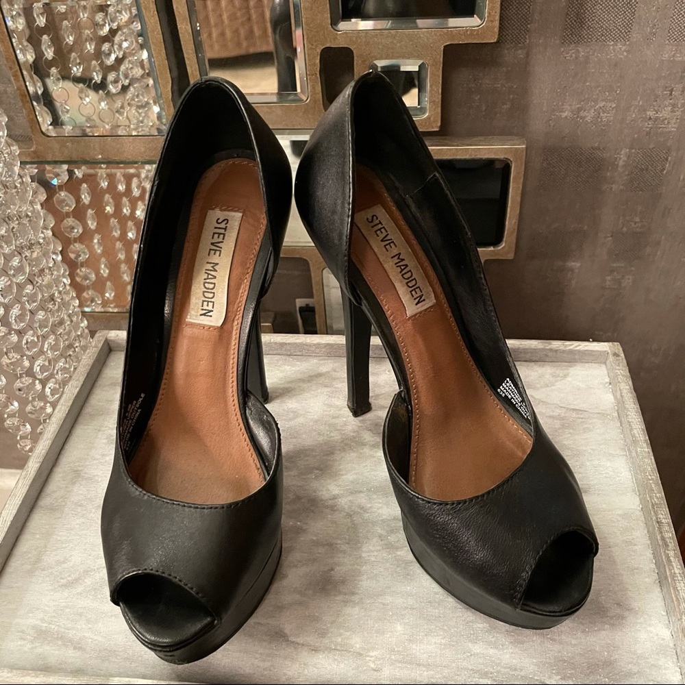 Steve Madden Peep-Toe Platform Heels